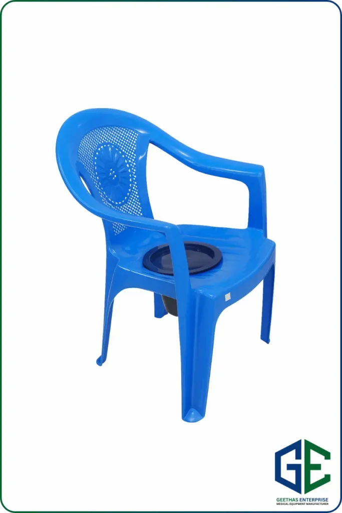 Plastic Commode Chair
