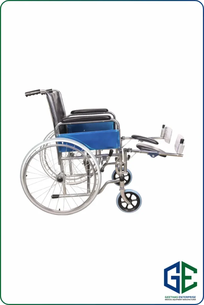 Wheelchair With Leg Support